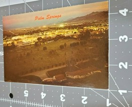 Palm Springs at Twilight Post Card - California - $6.76