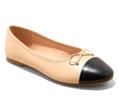 Women&#39;s Janie Ballet Flats with Memory Foam Insole Tan - A New Day - $223.30 MXN