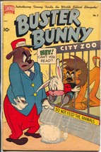Buster Bunny #2 1950-Standard-zoo cover-Ralph Wolfe art- rare-VG - £38.31 GBP
