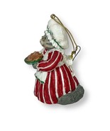 Kitty Granny Cat with Cookies Ornament Mrs Claws 3.5” - $18.50 CAD