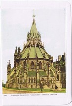 Postcard Folkard Library Dominion Parliament Ottawa Ontario - £2.21 GBP