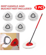 5pcs/lot Microfiber Mop Head Replacement Refill Mop Cloth Pads Reusable ... - £24.61 GBP+