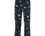 NEW Mens Big &amp; Tall Sonoma Microfleece Pajama PJ Pants 1XB navy w/ dogs ... - £11.92 GBP