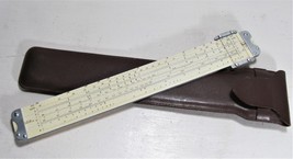 Vintage Pickett Eckel Slide Rule Model 500 Ortho-Phase LOG LOG  w/ Leather Case - $22.28