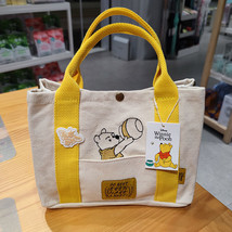 Chip and Dale Cute   Canvas Women&#39;s Bag Gift    Winnie The Pooh Tote Shopping Ba - £47.26 GBP