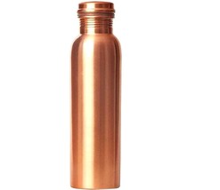 Copper Tamba Bottle Joint Free Leak Proof Cap 1 Litre for Home Office 1 L Brown - £24.22 GBP