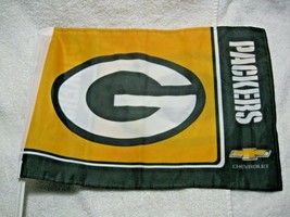 GREEN BAY PACKERS CHEVROLET 16&quot;x11&quot; Flag-NFL Licensed-Football-Automotiv... - $15.95