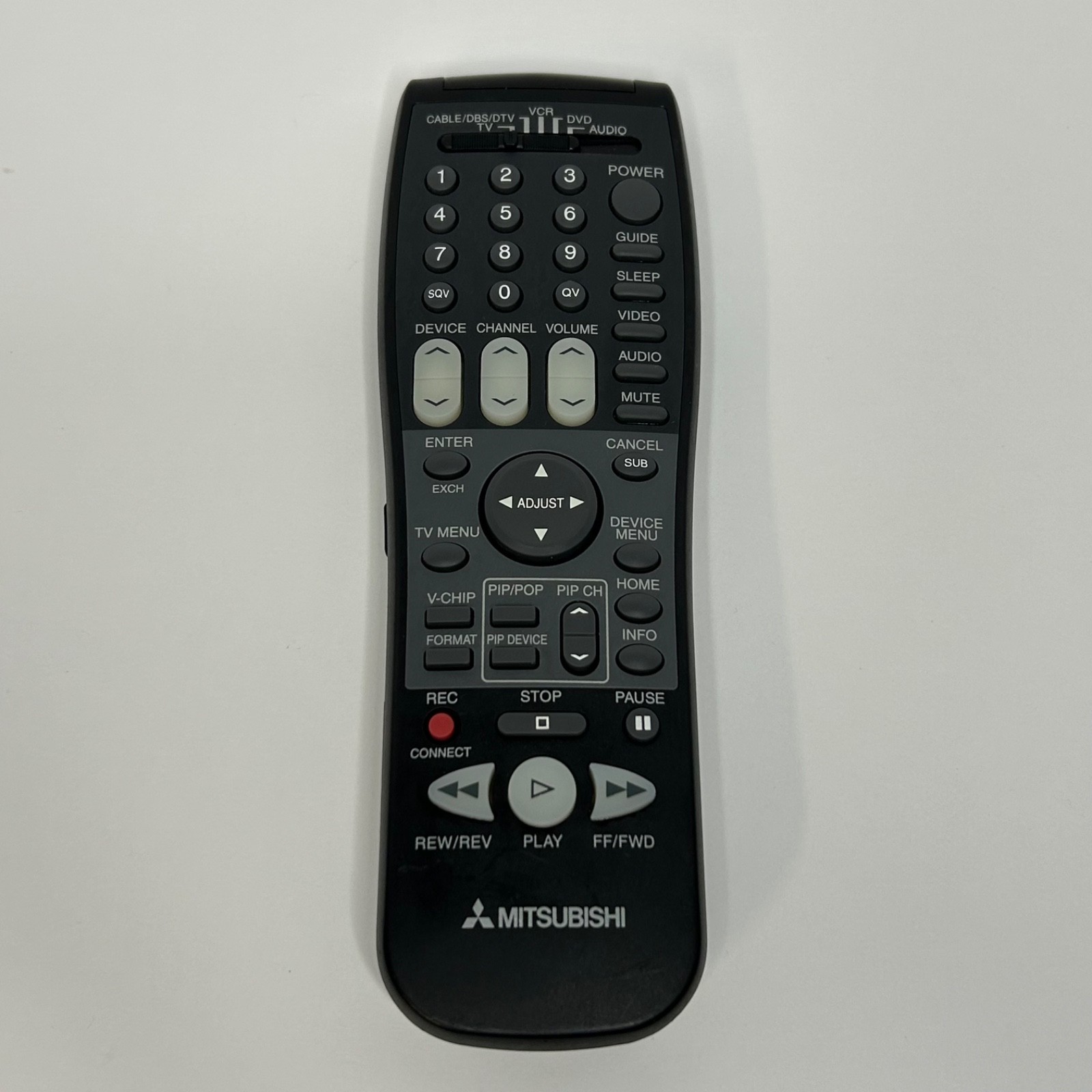 Mitsubishi 290P116A10 Factory Original TV Remote WS-73907, WT-42313, WS-55315  			