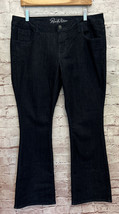 Old Navy The Rock Star Womens Boot Cut Jeans Dark Wash Denim Stretch Size 16 Reg - £22.71 GBP