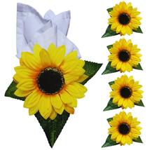 Maison Charlô | Set of 4 Sunflower Napkin Rings - $31.90