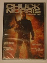 Chuck Norris Total Attack Pack 4 Movie DVD Box Set New Sealed - £7.53 GBP