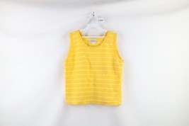 Vtg 70s Streetwear Womens Large Distressed French Terry Cloth Tank Top Shirt USA - £34.84 GBP
