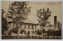 Wheaton Minnesota Court House 1913 to Douglas North Dakota Postcard D9 - £6.29 GBP