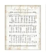Amazing Grace How Sweet The Sound Music Wall Sign Home Decor Tin Sign 20... - £11.00 GBP