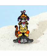 WINNIE THE POOH Stacked Disney Gang Enamel Pin ♡ Tigger, Eeyore, Piglet, Rabbit! - $11.00