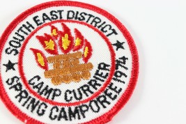Vintage 1974 South East Camp Currier Camporee Boy Scouts America BSA Camp Patch - £9.42 GBP