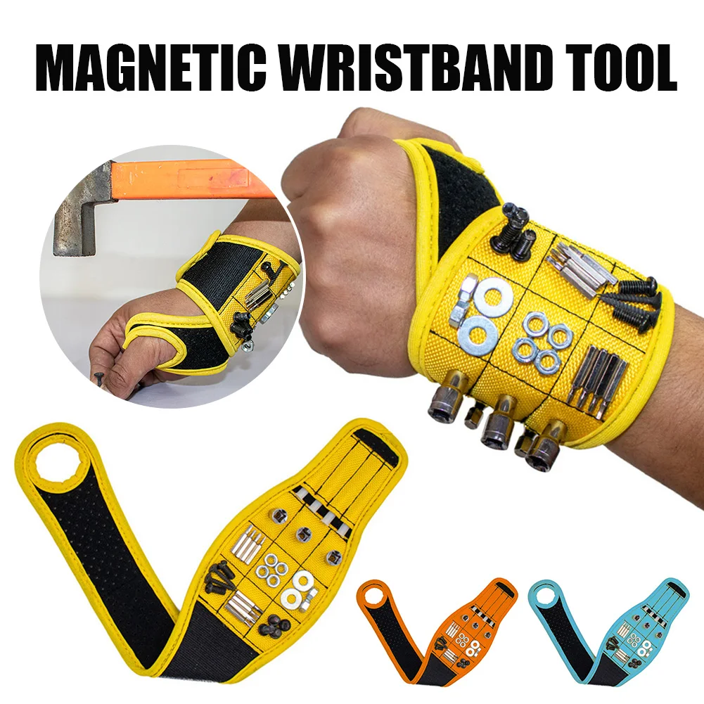 Magnetic Wrist with Strong Magnets Holds Nails Drill Bit Gift for Father... - £48.89 GBP