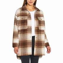 Banana Republic Ladies&#39; Shirt Jacket - Brown Plaid Size Large . Nwt - $28.41