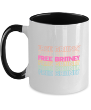 Britney Mugs Free Britney Multiply Rainbow, #FREEBRITNEY Black-2T-Mug  - £14.57 GBP