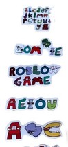 Cartoon Alphabet Assorted 3D Colorful PC Stickers 50 PCS NEW - £15.49 GBP