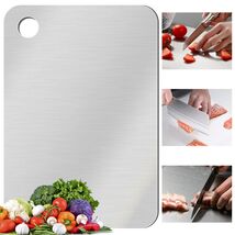 Tabla De Cortar Titanio Para Cocina Para Carne Queso Verduras Frutas 11.... - $14.80