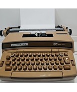 Vtg Smith Corona Coronet Super 12 Coronamatic Brown Electric Typewriter ... - $64.35