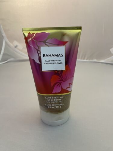 Bath Body Works BAHAMAS SAND SEA SALT BODY SCRUB 6.6 Oz  FULL SIZE BRAND NEW - £10.95 GBP
