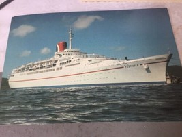 TSS Festivale the Fun Ship Carnival Cruise Lines Passenger Vintage Postcard - £17.76 GBP