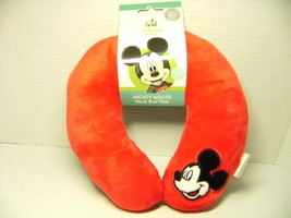 Disney Mickey Mouse Around Neck Roll Pals Baby Pillow Cushion Travel Car Trip - £20.35 GBP