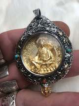Buddha pendant. Guru Rinpoche. Tibetan ghau - £376.42 GBP+