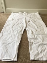 Cherokee Adult Scrub Pants Nurse Hospital Medical Size XL White - £20.52 GBP
