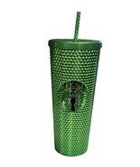Starbucks Green Studded Tumbler 24oz Cold Cup with Straw - 2023 Edition ... - $27.16 CAD