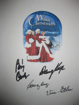 White Christmas Signed Film Movie Screenplay Script X4 Autographs Bing Crosby Da - £15.97 GBP
