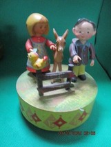 ANRI SPIINING WIND UP MUSIC BOX PLAYS I LIKE TO TEACH THE WORLD TO SING ... - £26.06 GBP