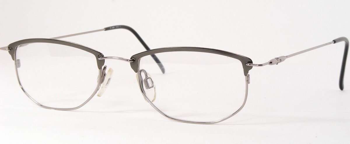 Opdo Brille 3301-1 Olivgrün/Dunkel Silber Einzigartig Brille 49-19-140 - $75.88