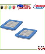 Genuine OEM Flat Air Filter Cartridge 2-Pack for Lawn Mowers - Compact &amp;... - $34.53 CAD