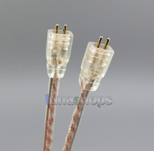 EachDIY Earphone Silver Plated OCC Mixed Foil PU Cable For Ultimate Ears UE TF10 - £18.67 GBP