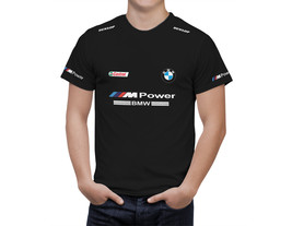 BMW Fan T-Shirt Motorsports Car Racing Sports Top Gift New Fashion BMW  ... - £25.05 GBP