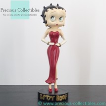 Extremely rare! Vintage Betty Boop in a red dress statue. - £399.60 GBP