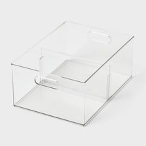 Brightroom All Purpose Clear Storage Bin Large with Adjustable Divider - €15,12 EUR Brightroom All Purpose Clear Storage Bin Large with Adjustable Divider - €15,12 EUR
