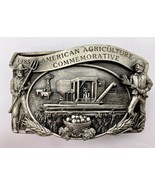1985 American Agriculture Commemorative Pewter Belt Buckle 779/5,000 Far... - £11.70 GBP