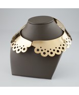 Louis Vuitton Peter Pan Hide &amp; Seek Gold-Plated Collar Necklace Retail - $1,603.03