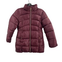 Michael Kors Girls Burgundy Puffer Jacket 10/12 - £29.60 GBP