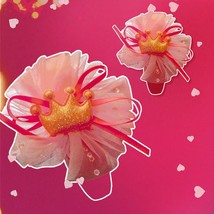 Satin Pink Princess Headband - $247.28 MXN
