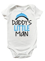 Daddy&#39;s Little Man Shirt, Daddy&#39;s Little Man Onesie, Fathers Day Shirt f... - £7.98 GBP