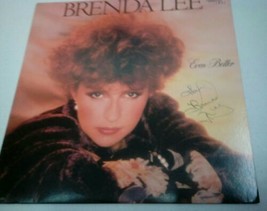 BRENDA LEE EVEN BETTER SIGNED 1981 AUTOGRAPHED LP ALBUM RECORD COUNTRY M... - $58.95