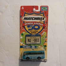 Matchbox Across America New Jersey Coach Bus 50th Birthday Series 2001 - $12.18