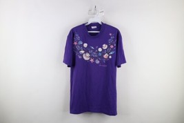 Vintage 90s Streetwear Womens Large Faded Tennessee Sea Shells Beach T-Shirt USA - £23.18 GBP