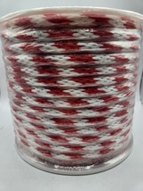 Wellington Solid Braid Poly Rope Red/White, Boating, Derby - 1 Reel - 20... - $44.50