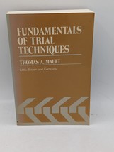 Fundamentals of Trial Techniques - Paperback By Mauet, Thomas A. 1980 - £20.81 GBP